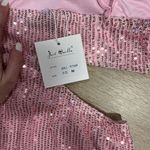 Just Quella NWT Women's cowl neck sequin dress - medium with open side Photo 2