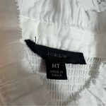 J.Crew  Garden Dress In Soft Gauze white Sz M TALL Photo 4