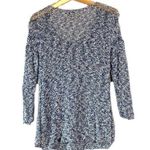 Lucky Brand Blue Knit  Blouse M Photo 1