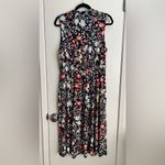 Anne Klein Floral Dress - Navy and Coral Photo 1