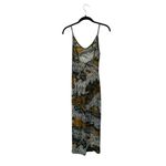 Aria  Snake Print Mesh Slip Dress Semi Sheer Midi Club Party Grunge Size Small Photo 7
