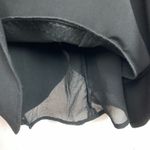 Foxiedox Womens Aviana High Low Ruffle Hem Halter Dress Black Braid Detail Small Photo 15