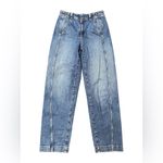 Madewell  Women’s Tapered Denim Trousers High Rise Jeans Size 26 Photo 3