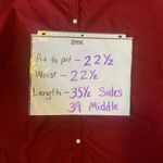 Tommy Hilfiger  Poplin Shirt Dress Large Burgundy NO Belt Photo 6