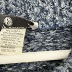 Kathy Ireland  Vintage Blue Textured Acrylic Cardigan Sweater Size Medium Photo 5