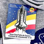 NASA Womens No Show Socks Space Science 5 Pairs Unique Fun Novelty Gift Blue Photo 1