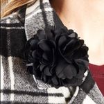 Anthropologie BLACK COCO FLOWER PIN Photo 6