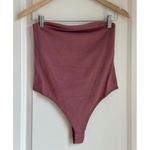 SKIMS Smooth Layers Strapless Bodysuit in Redwood, Size Large Photo 5
