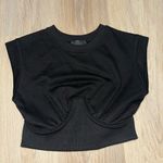 Kittenish  Black Under Boob Wire Sleeveless T shirt - Size Small Photo 0