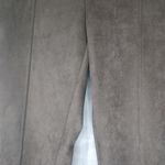 Andrew Marc  Brown Faux Suede Pull On Pants Photo 6