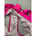 Aqua Eve Womens Swimsuit 20W Pink Cut Out Tie Front One Piece Bathing Suit Photo 4