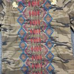 Johnny Was  Workshop Rialto Embroidered Military Camo Jacket Women's S Western Photo 4