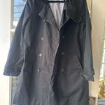 Lacoste Women's Black Trench Coat size 44 (see photos) Photo 3