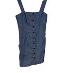 Derek Lam Indigo Blue Button Front Casual Dress Sz 8 Photo 4