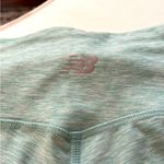 New Balance Heathered Teal Cropped Leggings Photo 5