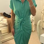 DO+BE Silk Turquoise Dress  Photo 0