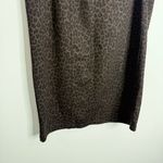 NWOT Stitch Fix Liverpool Bia Knit Leopard Print Pencil Brown/Black Skirt Sz 14 Brown Photo 3