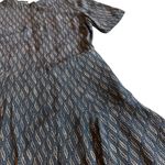 ALC Frank A.L.C. Button-Down Shift Dress 100% Silk Fun Print Short Sleeve Size 4 Women's Photo 6