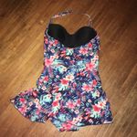 Shore Shapes ruched halter floral skirted one piece swimsuit Pink Size XS Photo 1