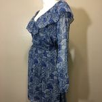 Michael Kors MK Kinley Ruffled Wrap Dress True Nav Photo 5