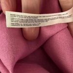 Free People NEW  S On Repeat Linen Blend Shorts Bermuda Pink High Rise 9” Inseam Photo 4