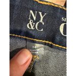 NY and Company Curvy Skinny Crop Jeans Dark Wash Women's 14 Large NYC Capri Blue Photo 7