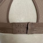 Lululemon Light Support Yoga Bra Crisscross Back Beige Women's Size 32B Brown Photo 3