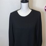 Wishlist Apparel black ruffle puff sleeves formal blouse Photo 1