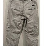 Anthropologie SANCTUARY X Striped White Grey Wanderer Cargo Pants Photo 7