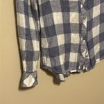 Rails  Hunter White blue and white plaid button‎ up shirt blouse top Size XS Photo 3