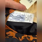 Oscar de la Renta Vintage 90s  leopard print jungle faux wrap one piece, size 8 Photo 10