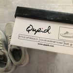 Qupid  Silver Metallic Flyknit Spyrock Sneakers NEW Photo 9