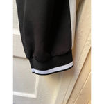 ZARA olive green black white stripe urban elastic waist pants joggers XXL Photo 1