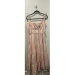 Chicwish Rainbow Striped Multicolor Summer Maxi Dress Photo 3