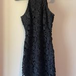 Lulus Black Lace Halter Dress Photo 0
