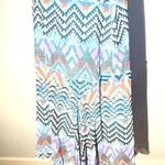 Multiples  Boho Geometric Print Midi Skirt – Size M Photo 0