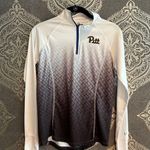 Colosseum Pitt Gradient Quarter-Zip Jacket - Black and White Small Photo 0