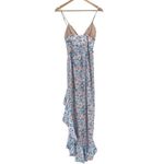 Lovers + Friends ‎ Meadow Floral Ruffle Hi Low Ahamani Maxi Dress Multicolor XS Photo 4