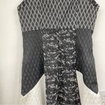 Jonathan Simkhai Black & White Textured Patchwork Style Fit & Flare Mini Dress 6 Photo 10