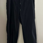 Lululemon Dance Studio Crop Pants Black | Size 14 | Drawstring Waist Lightweight Photo 0