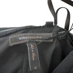 BCBGMAXAZRIA  Dress Womens Size 12 Black Lace Pencil Strapless Cocktail NWT Photo 2