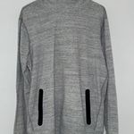 American Eagle  Flex Heather Gray Cowl Neck Hoodie Men’s Size M Zip Pockets Photo 0