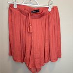 ZARA  Pleated Shorts in Coral Photo 2