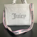 Juicy Couture NWT  Angel Extra Spender Tote Bag Rhinestone Logo Pink Strap Photo 0