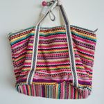NEW America & Beyond Embellished Handcrafted Tote Bag Travel Beaded Boho Chic Photo 9