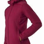 Arc'teryx Women's Burgundy Hooded Performance Kyanite LT Jacket Size Small Pink Photo 0