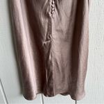 Victoria's Secret Victoria’s Secret 100% Silk Slip Dress Taupe Size M Photo 5