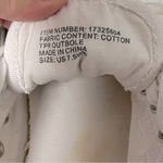 Torrid  Chunky Lug sole Lace Up Canvas Sneakers, white, size 7.5WW Photo 6