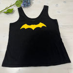 Underroos Batman Tank Top Sleeveless Graphic Tee DC Comics Black Medium‎ Photo 0