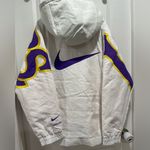 Nike x Ambush NBA Collection Lakers Jacket White Purple Gold Limited Edition Photo 7